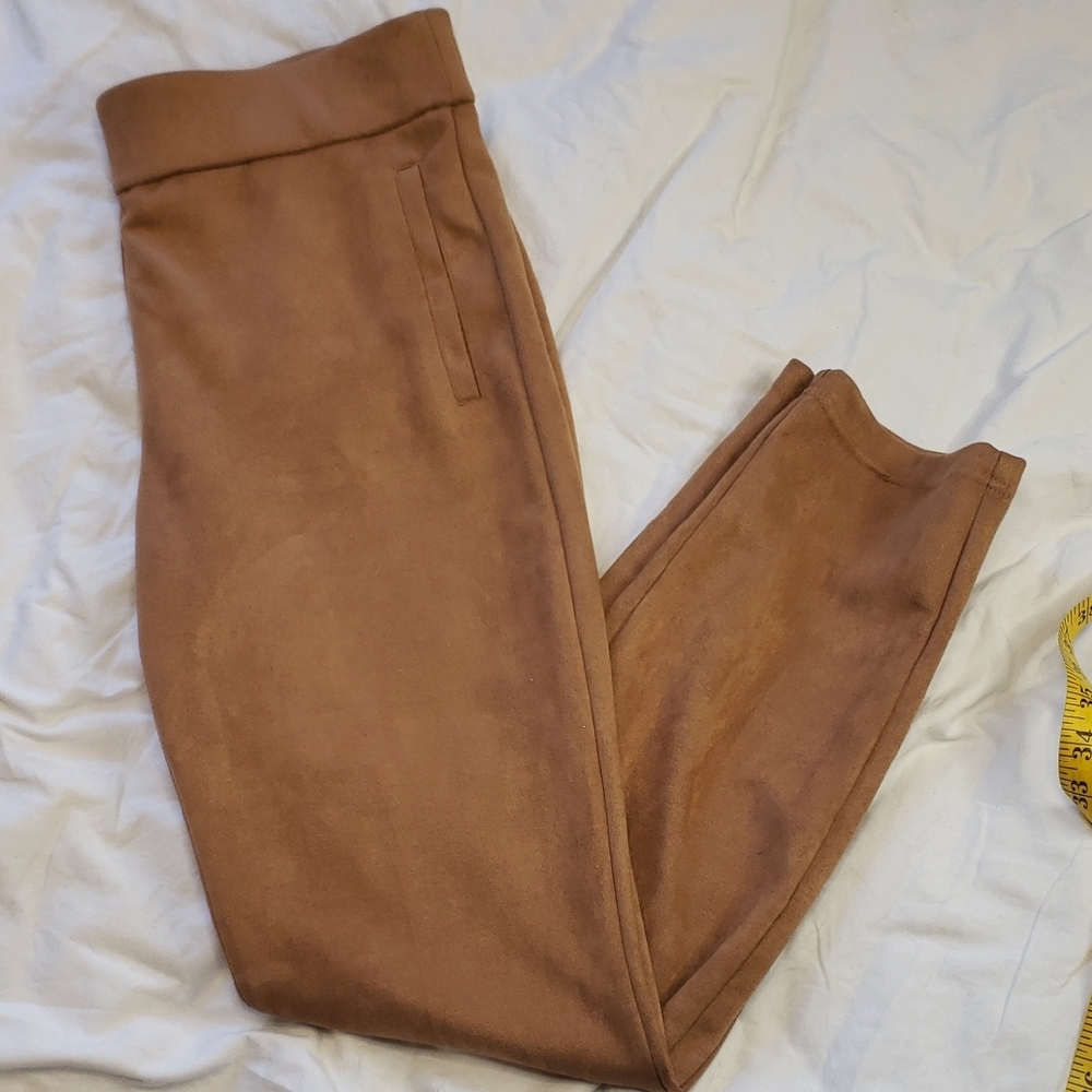 Faux Suede Pants